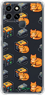 Силикон с усиленными углами чехол Autonomous Zone для Infinix Smart 6 - 6771sp-2758 изображение 