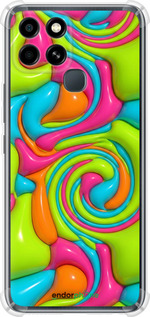 Силіконовий протиударний с посиленими кутами чехол Y2K Jelly Dream для Infinix Smart 6 - 6780sp-2758 изображение 