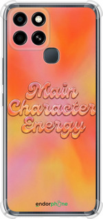 Силикон с усиленными углами чехол Aura Gradient Main Character Energy Aesthetic Y2K для Infinix Smart 6 - 6783sp-2758 изображение 
