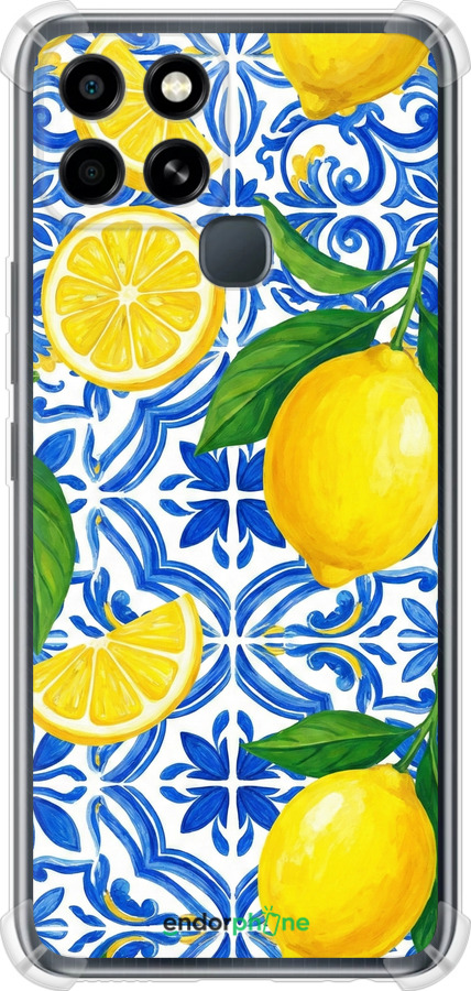 Силіконовий протиударний с посиленими кутами чехол Grocery Girl Italian Summer для Infinix Smart 6 - 6766sp-2758 изображение 