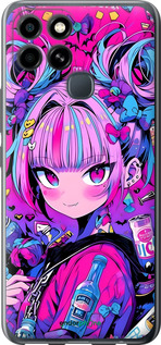 Силиконовый чехол Аниме милаха для Infinix Smart 6 - 6314u-2758 изображение 