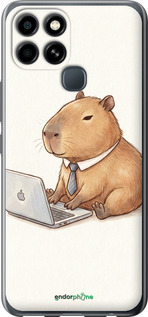 Силіконовий чехол Funny Capybara CEO Working для Infinix Smart 6 - 6777u-2758 изображение 