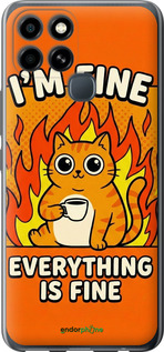 Силиконовый чехол Funny Cat для Infinix Smart 6 - 6786u-2758 изображение 