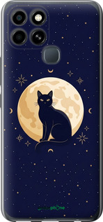 Силиконовый чехол Cute Cat Celestial/Witchy для Infinix Smart 6 - 6787u-2758 изображение 