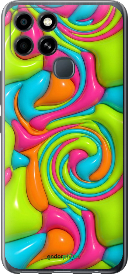 Силиконовый чехол Y2K Jelly Dream для Infinix Smart 6 - 6780u-2758 изображение 