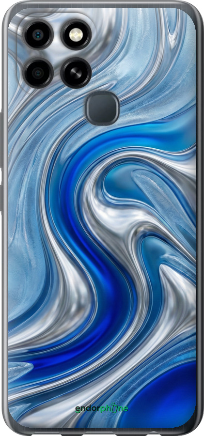 Силиконовый чехол Liquid Chrome для Infinix Smart 6 - 6781u-2758 изображение 
