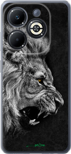 Силиконовый чехол Лев для Infinix Smart 8 Plus - 1080u-3677 изображение 