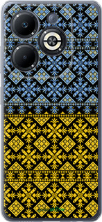 Силиконовый чехол Жовто-блакитна вишиванка для Infinix Smart 8 Plus - 1169u-3677 изображение 