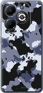 Силіконовий чехол Камуфляж v4 для Infinix Smart 8 Plus - 1182u-3677 изображение 