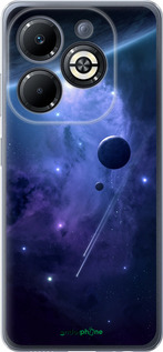 Силіконовий чехол Планети в синьому космосі для Infinix Smart 8 Plus - 171u-3677 изображение 