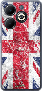 Силіконовий чехол Прапор Великобританії 1 для Infinix Smart 8 Plus - 386u-3677 изображение 
