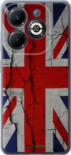 Силіконовий чехол Прапор Великобританії 2 для Infinix Smart 8 Plus - 387u-3677 изображение 