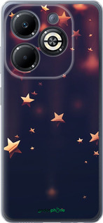Силиконовый чехол Падающие звезды для Infinix Smart 8 Plus - 3974u-3677 изображение 