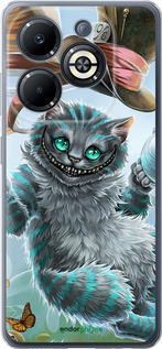 Силиконовый чехол Чеширский кот 2 для Infinix Smart 8 Plus - 3993u-3677 изображение 