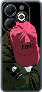 Силиконовый чехол logo de yeezy для Infinix Smart 8 Plus - 3995u-3677 изображение 