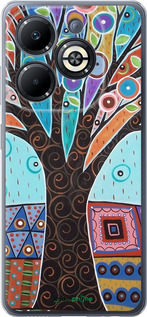 Силиконовый чехол Арт-дерево для Infinix Smart 8 Plus - 4008u-3677 изображение 