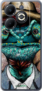 Силиконовый чехол Хамелеон в розыске для Infinix Smart 8 Plus - 4030u-3677 изображение 