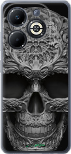 Силиконовый чехол skull-ornament для Infinix Smart 8 Plus - 4101u-3677 изображение 