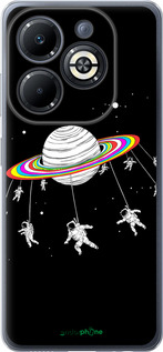 Силиконовый чехол Лунная карусель для Infinix Smart 8 Plus - 4136u-3677 изображение 