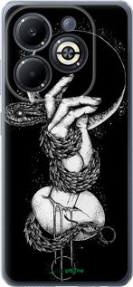 Силіконовий чехол Змія в руці для Infinix Smart 8 Plus - 4149u-3677 изображение 