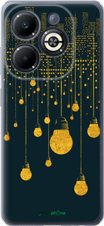 Силиконовый чехол Иллюстрация ночного города для Infinix Smart 8 Plus - 4162u-3677 изображение 