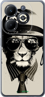 Силиконовый чехол tattoo soldier для Infinix Smart 8 Plus - 4165u-3677 изображение 