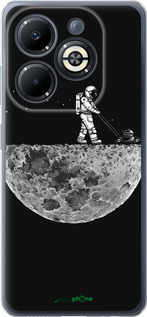 Силиконовый чехол Moon in dark для Infinix Smart 8 Plus - 4176u-3677 изображение 
