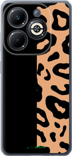 Силиконовый чехол Пятна леопарда для Infinix Smart 8 Plus - 4269u-3677 изображение 