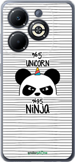 Силиконовый чехол Ниндзя для Infinix Smart 8 Plus - 4281u-3677 изображение 