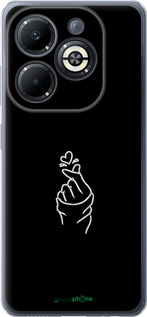 Силиконовый чехол Love You для Infinix Smart 8 Plus - 4298u-3677 изображение 