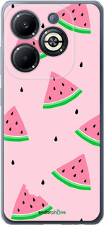Силиконовый чехол Розовый арбуз для Infinix Smart 8 Plus - 4314u-3677 изображение 