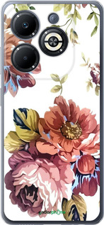 Силиконовый чехол Vintage flowers для Infinix Smart 8 Plus - 4333u-3677 изображение 