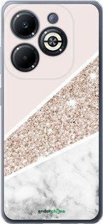 Силиконовый чехол Пастельный мрамор для Infinix Smart 8 Plus - 4342u-3677 изображение 