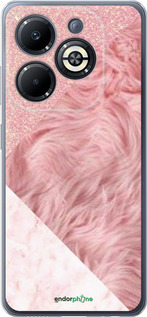 Силиконовый чехол Розовые текстуры для Infinix Smart 8 Plus - 4343u-3677 изображение 