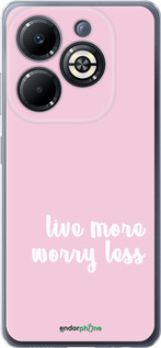 Силиконовый чехол Живи больше для Infinix Smart 8 Plus - 4347u-3677 изображение 