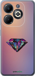 Силиконовый чехол Диамант для Infinix Smart 8 Plus - 4352u-3677 изображение 
