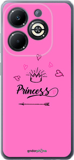 Силиконовый чехол Princess для Infinix Smart 8 Plus - 4361u-3677 изображение 
