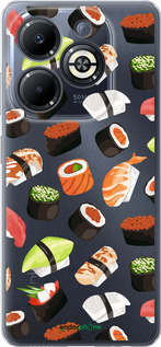 Силіконовий чехол Суші для Infinix Smart 8 Plus - 4404u-3677 изображение 