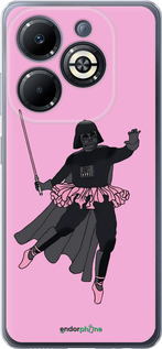 Силиконовый чехол Pink Wader для Infinix Smart 8 Plus - 4456u-3677 изображение 