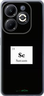 Силиконовый чехол Сарказм для Infinix Smart 8 Plus - 4501u-3677 изображение 