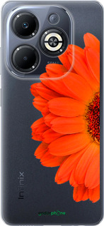 Силиконовый чехол Гербера 1 для Infinix Smart 8 Plus - 4534u-3677 изображение 