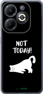 Силіконовий чехол Втомлений кіт для Infinix Smart 8 Plus - 4535u-3677 изображение 