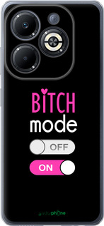 Силиконовый чехол Bitch mode для Infinix Smart 8 Plus - 4548u-3677 изображение 