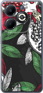 Силіконовий чехол Гранат для Infinix Smart 8 Plus - 4692u-3677 изображение 