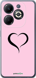 Силиконовый чехол Сердце 1 для Infinix Smart 8 Plus - 4730u-3677 изображение 