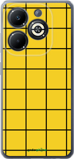 Силиконовый чехол Линии 1 для Infinix Smart 8 Plus - 4732u-3677 изображение 