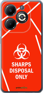 Силиконовый чехол biohazard 27 для Infinix Smart 8 Plus - 4843u-3677 изображение 