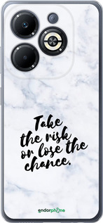 Силіконовий чехол Ризикнути або втратити шанс для Infinix Smart 8 Plus - 4866u-3677 изображение 