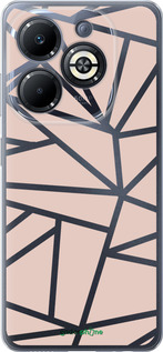 Силиконовый чехол Абстракция 2 для Infinix Smart 8 Plus - 4872u-3677 изображение 