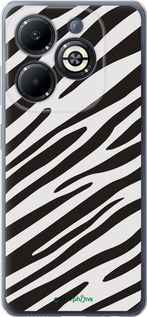Силиконовый чехол Классическая зебра для Infinix Smart 8 Plus - 4874u-3677 изображение 
